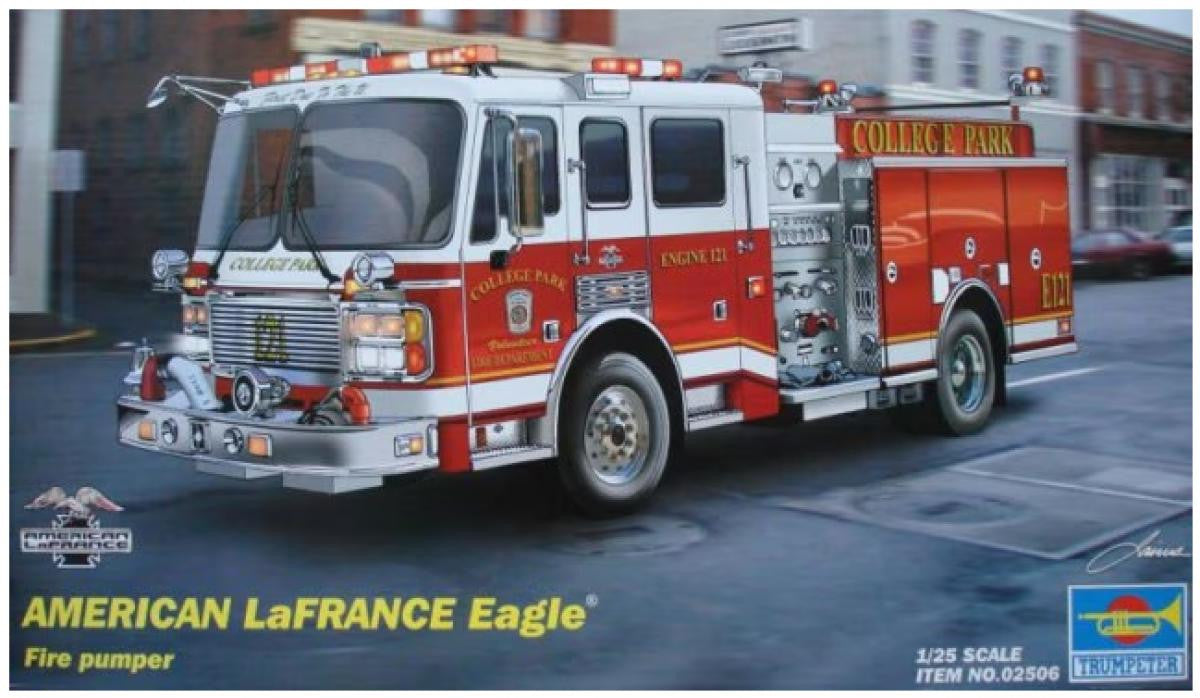 Trumpeter 1/25 American LaFrance Eagle Fire Pumper 2506